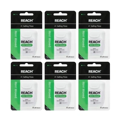 Abbildung von Reach Mint Waxed Dental Floss, 55 Yards by Johnson &amp;