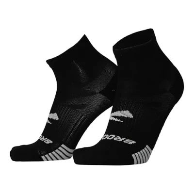 Abbildung von BROOKS 280497001 Ghost Lite Quarter 2 Pack Socks Unisex Adult Black Größe 35