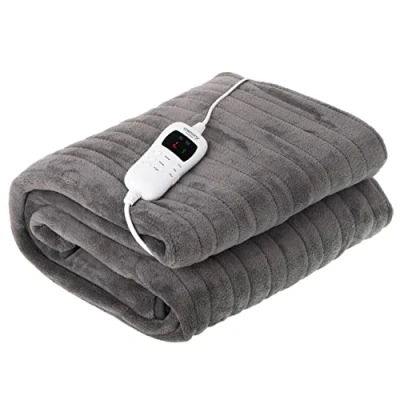Abbildung von CAMRY Wärmeunterbett 160x180 cm, Heizdecke mit Abschaltautomatik , Wärmedecke Weiches Fleece, Heizmatte, Elektrische Wärmedecke, 7 Heizstufen, Timer 1 9 Stunden, Überhitzungsschutz