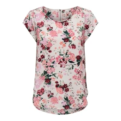 Abbildung von ONLY Damen Onlvic S/S AOP Top Noos Ptm, Cloud Dancer, 34