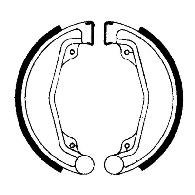 Abbildung von Bremsbackensatz TRW MCS811