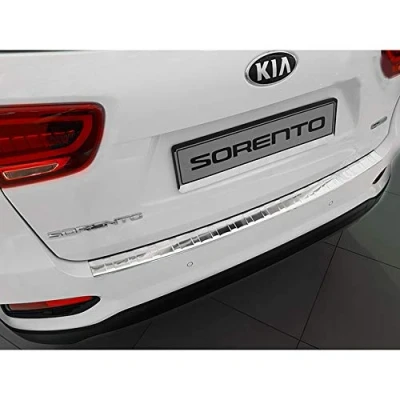 Abbildung von Avisa Edelstahl Heckstoßstangenschutz kompatibel mit Kia Sorento III Facelift 2017 2020 &#039;Ribs&#039;