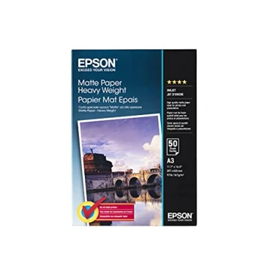 Abbildung von Epson C13S041261 Matte heavyweight Paper Inkjet 167g/m2 A3 50 Blatt Pack