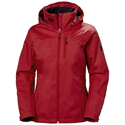 Abbildung von Damen Helly Hansen W Crew Hooded Midlayer Jacket, Rot, L