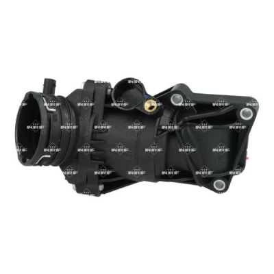 Abbildung von NRF 725402 Kühlwasserthermostat integriertes Gehäuse MERCEDES BENZ: E Klasse Limousine, Coupe, T modell