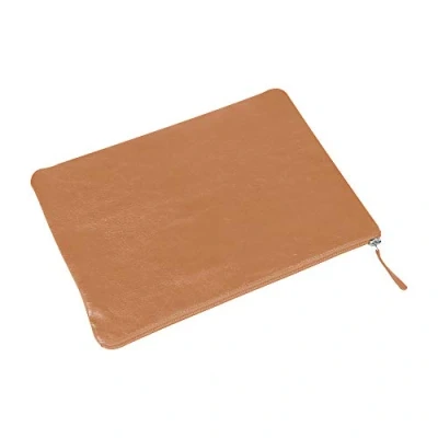 Abbildung von Clairefontaine 410008C Mappe flach (aus Leder, 23x32 cm) 1 Stück Naturbraun