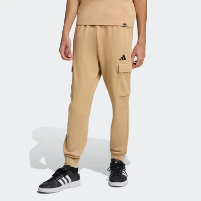 Abbildung von adidas Herren Essentials FEELCOZY French Terry Pant Cuffed, warm Sandstone/Black, XS