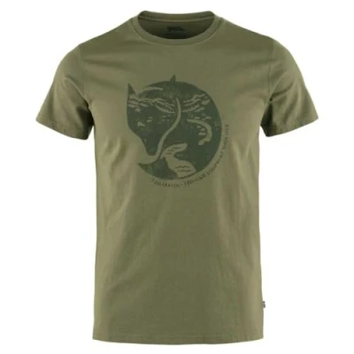 Abbildung von Fjallraven Herren Arctic Fox M 87220 T Shirt, Laurel Green, Large