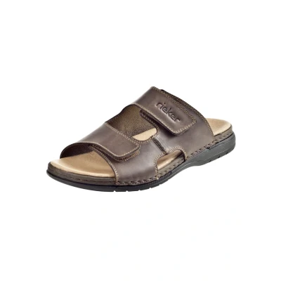 Abbildung von Rieker Christoph Pantolette flach, Herren, Größe: 41, Tabak Schuhe