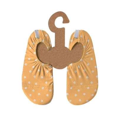 Abbildung von Slipstop Kinder Strandschuhe Anti Rutsch Sport Schwimmschuhe Badeschuhe Urlaub Marbella gelb Sonnenschutzfaktor 50+, Gr. 24 26