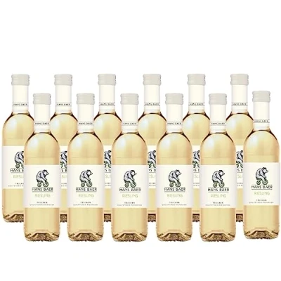 Abbildung von Hans Baer Riesling Trocken Weisswein Qualitätswein aus Rheinhessen, Deutschland (12 x 0,25 L)