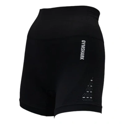 Abbildung von GYMSHARK Damen Energy Seamless Shorts, Schwarz, Schwarz , Medium