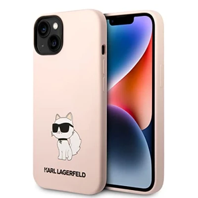 Abbildung von KARL LAGERFELD KLHCP14MSNCHBCP Hartschale für iPhone 14 Plus 6,7 Zoll Rosa Silic