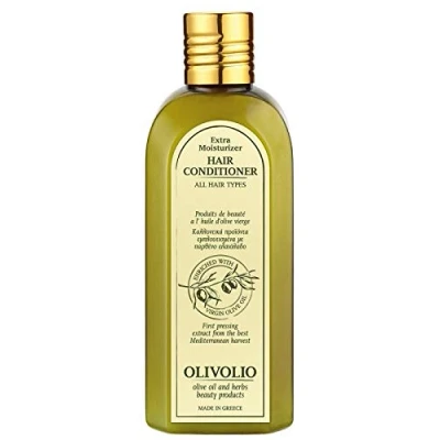 Abbildung von Olivolio 95% natürliche Haarspülung/Conditioner mit 100% Bio extra natives Olivenöl ohne Mineralöl und Parabene 200 ml