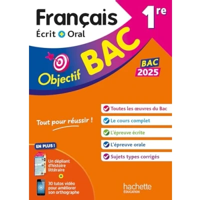 Abbildung von Objectif BAC 2025 1re Français écrit et oral