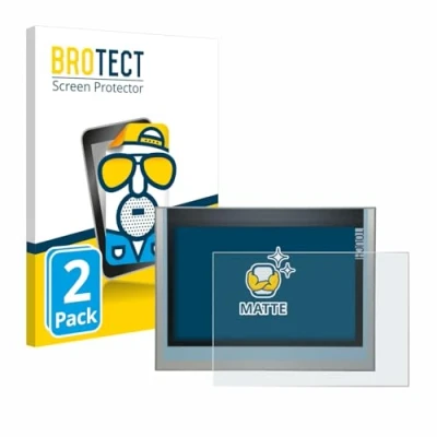 Abbildung von BROTECT Entspiegelungs Schutzfolie für Siemens Simatic HMI TP900 Comfort 6AV2124 6JJ00 0AX0 (2 Stück) Matte Displayschutz Folie, Anti Fingerprint