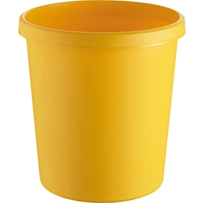 Abbildung von HELIT Papierkorb the german, 18 Liter, mit umlaufendem Griffrand