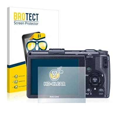 Abbildung von BROTECT (2 Stück Schutzfolie für Ricoh GR Digital III (2009 2011) Displayschutz Folie Ultra Klar