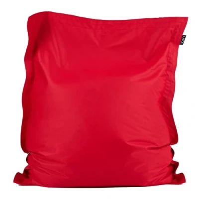 Abbildung von Bean Bag Bazaar Sitzsack Outdoor für Kinder, Rot, Wasserabweisend, XXL Sessel den Innen und Außenbereich mit Füllung, Kindersitzsack