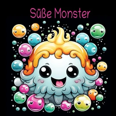 Abbildung von Süße Monster Fantasy Malbuch für Erwachsene (Fantasy Malbücher)