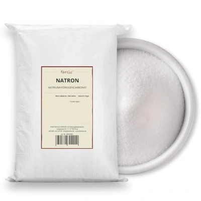 Abbildung von Kamelur Natron Natriumhydrogencarbonat E 500 GGB (25kg) Natronpulver Backing Soda das Multitalent im Haushalt