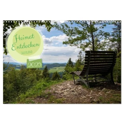 Abbildung von Heimat Entdecken: Sauerland (Wandkalender 2025 DIN A3 quer), CALVENDO Monatskalender