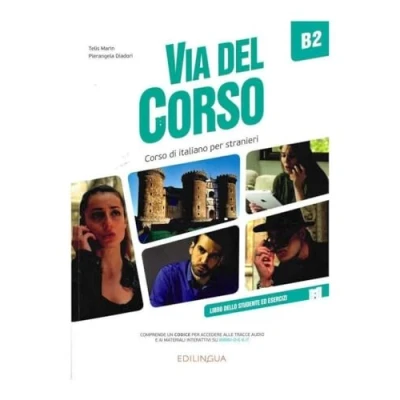 Abbildung von Via del Corso B2: Libro dello studente ed esercizi + codice i d e