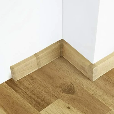 Abbildung von [DQ PP] 26 Meter Sockelleisten 55mm PVC Monaster Laminatleisten Fussleisten aus Kunststoff Laminat Dekore Fußleisten
