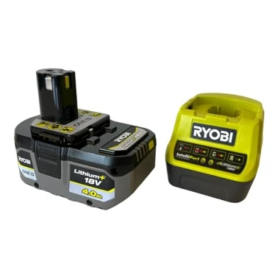Abbildung von Energie Set mit 4,0 Ah Akku und Ladegerät RYOBI RC18120 140X ONE+ 18V