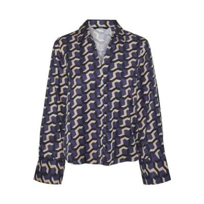 Abbildung von Vero Moda Vmsora Hemdbluse, Damen, Größe: Small, Astral aura