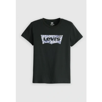 Abbildung von Levi&#039;s THE Perfect TEE Tshirt print, Damen, Größe: XXS, Black