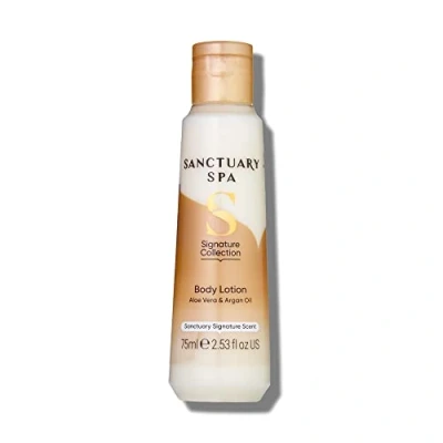 Abbildung von Sanctuary Spa Body Lotion, vegane Körperfeuchtigkeitspflege, tierversuchsfrei, 75 ml