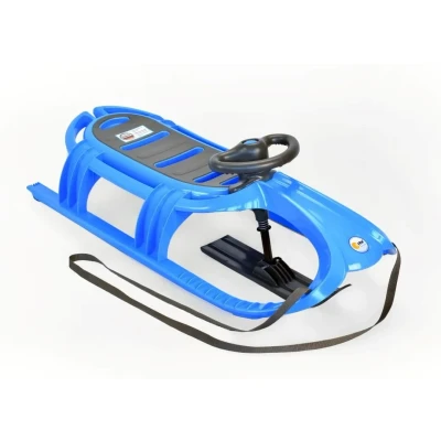 Abbildung von Schlitten Snow Tiger de Luxe, iceblue Rodel, Kinderschlitten