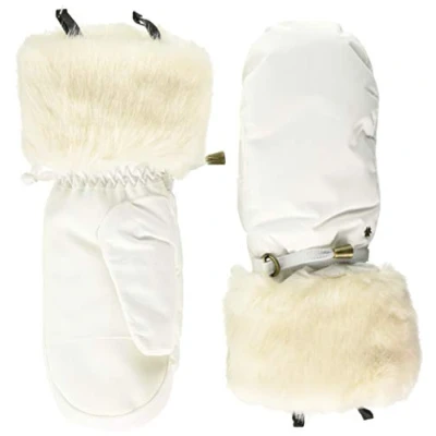 Abbildung von Barts wasserabweisende Fäustlinge Empire Skimitts Handschuhe mit Kunstfell 2825 White 10 S/7.0