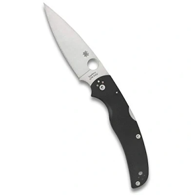 Abbildung von Spyderco C244GP Unisex Erwachsene, schwarz, Taschenmesser, Native Chief Lockback, Klinge: 10.2 cm, G10, Klappmesser, Taschenclip, Satin Finish, 13 cm