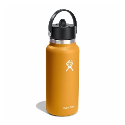 Abbildung von Hydro Flask 32oz / 946ml Wide Mouth + Flex Straw Cap Wasserflasche