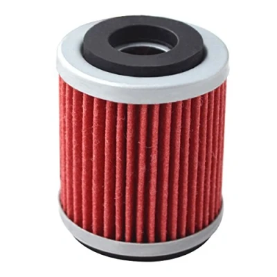 Abbildung von AHL 142 Ölfilter für Yamaha YZ250F 250 2001 2002 (Rot,1 Stück)