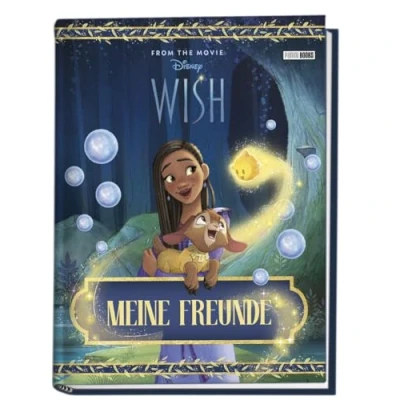 Abbildung von Disney Wish: Meine Freunde: Kindergartenfreundebuch mit wattiertem Cover