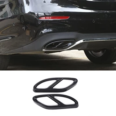 Abbildung von Auto Außen Auspuffblende Auspuff Abdeckung für Heckstoßstange A B C GLC Klasse W205 W213 W246 W247 X253 W177 E C207 Coupe