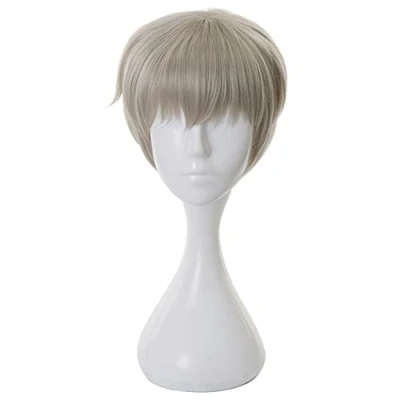 Abbildung von HIROAKIYA Toge Inumaki Wig, Cosplay Wig with Cap, Length Approx.26cm