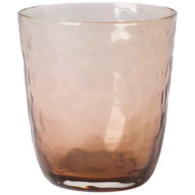 Abbildung von Broste Copenhagen HAMMERED Trinkglas brown 0,335 l (1 Stück)