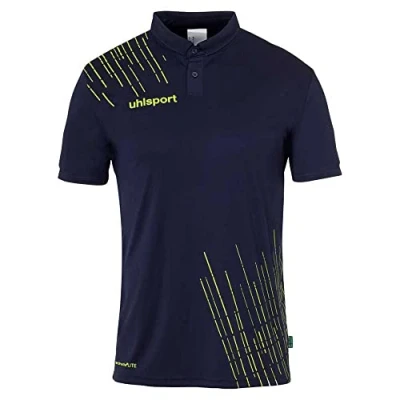 Abbildung von uhlsport Herren Score 26 Poly Poloshirt Und Jungs Sport Polo, Marine/Fluo Gelb, L EU