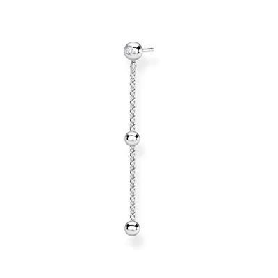Abbildung von THOMAS SABO Single Ohrstecker Kugeln gold, silber, H2154 001 21, 413 39