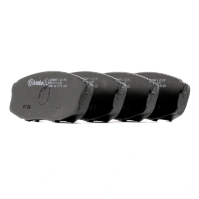 Abbildung von BREMBO P 83 098 Bremsbelagsatz exkl. Verschleißwarnkontakt ohne Zubehör TOYOTA: Land Cruiser 200, Sequoia II, Tundra II Pickup, LEXUS: LX III
