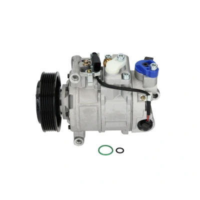 Abbildung von BOSCH 1 986 AD1 322 Kompressor 12V PS R1 R1234yf, R134a mit Montageanleitung, Dichtring AUDI: A4 B8 Avant, A6 C7 A5 Sportback