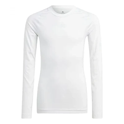 Abbildung von adidas Performance Langarm Unterhemd/shirt für Kinder, Größe: 152, Weiss