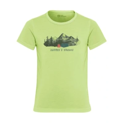 Abbildung von Jack Wolfskin Hiking Graphic Sport Tshirt für Kinder, Größe: 152, Evening sky
