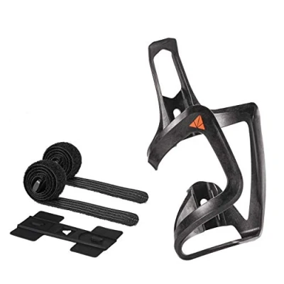 Abbildung von Granite Aux Carbon Fiber Flaschenhalter mit Gurt Kit, leicht und Seite geladen Funktionen Radfahren für zusätzliche Wasser Tragfähigkeit