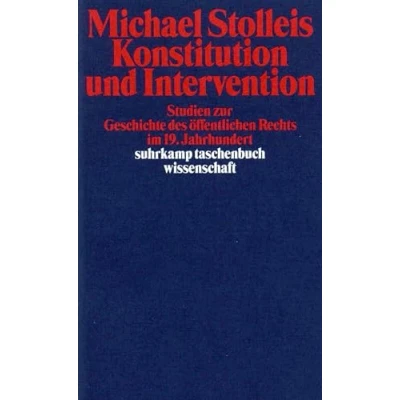 Abbildung von Konstitution und Intervention: Studien zur Geschichte des öffentlichen Rechts im 19. Jahrhundert (suhrkamp taschenbuch wissenschaft)