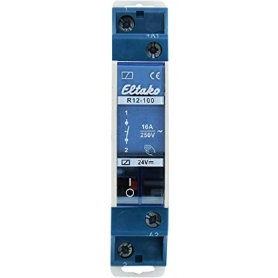 Abbildung von Eltako Electronics Schaltrelais 1S 16A R12 100 24V DC (22100055)